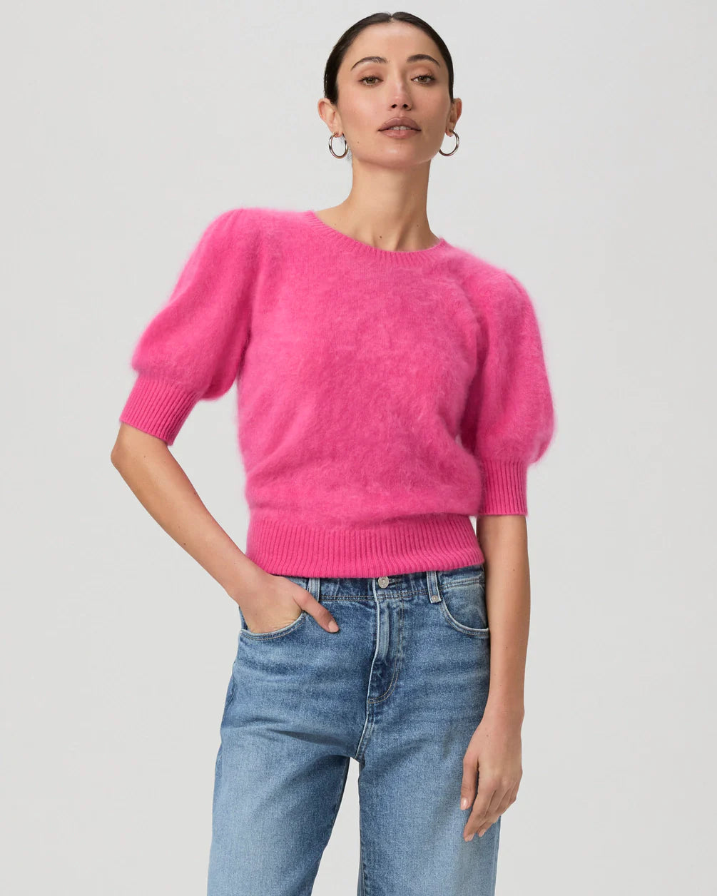 Gladiolus cashmere sweater - cherries jubilee Knitwear Paige