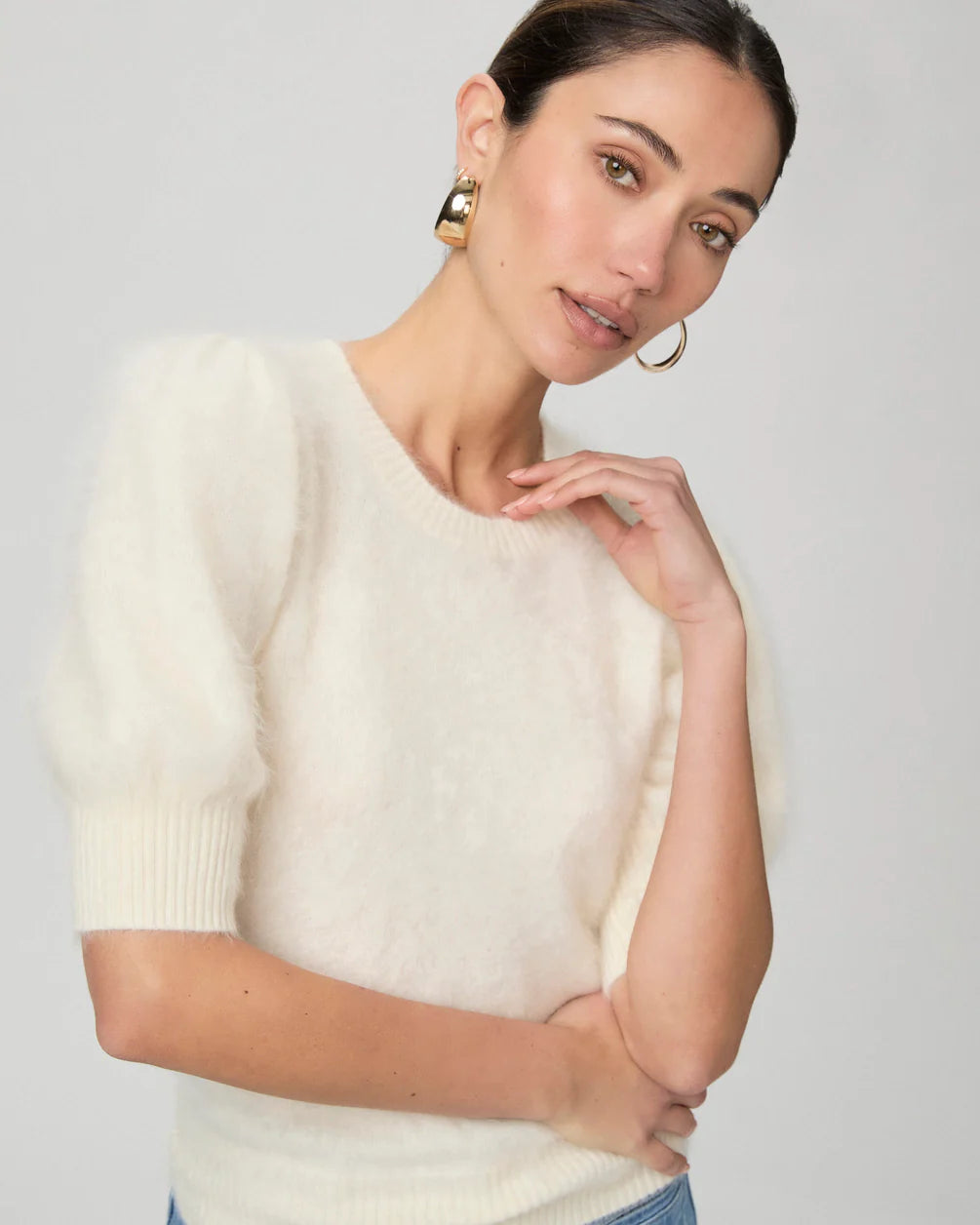 Gladiolus cashmere sweater - ivory Knitwear Paige