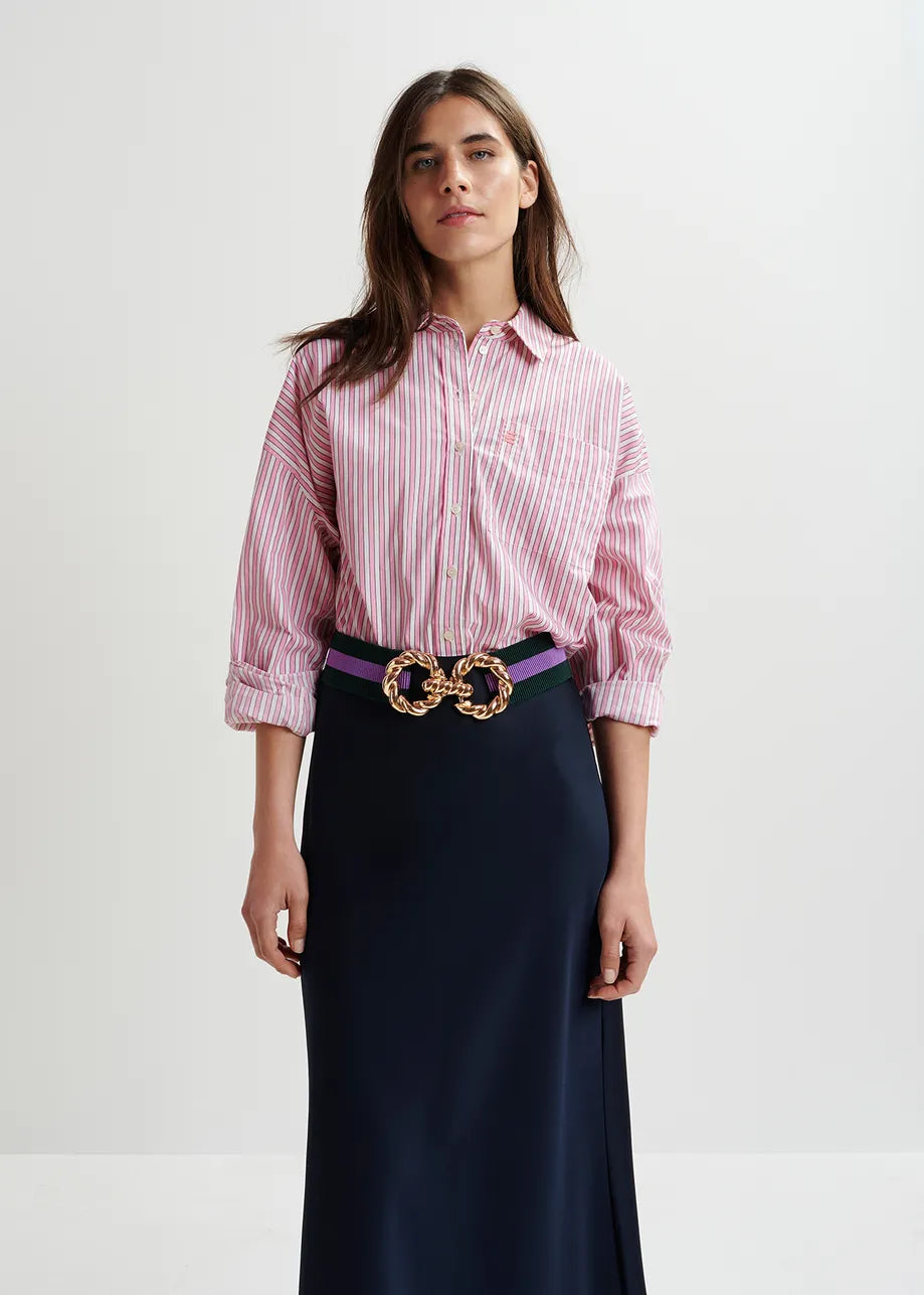 Gotlies striped belt with gold-tone buckle Belts ESSENTIEL