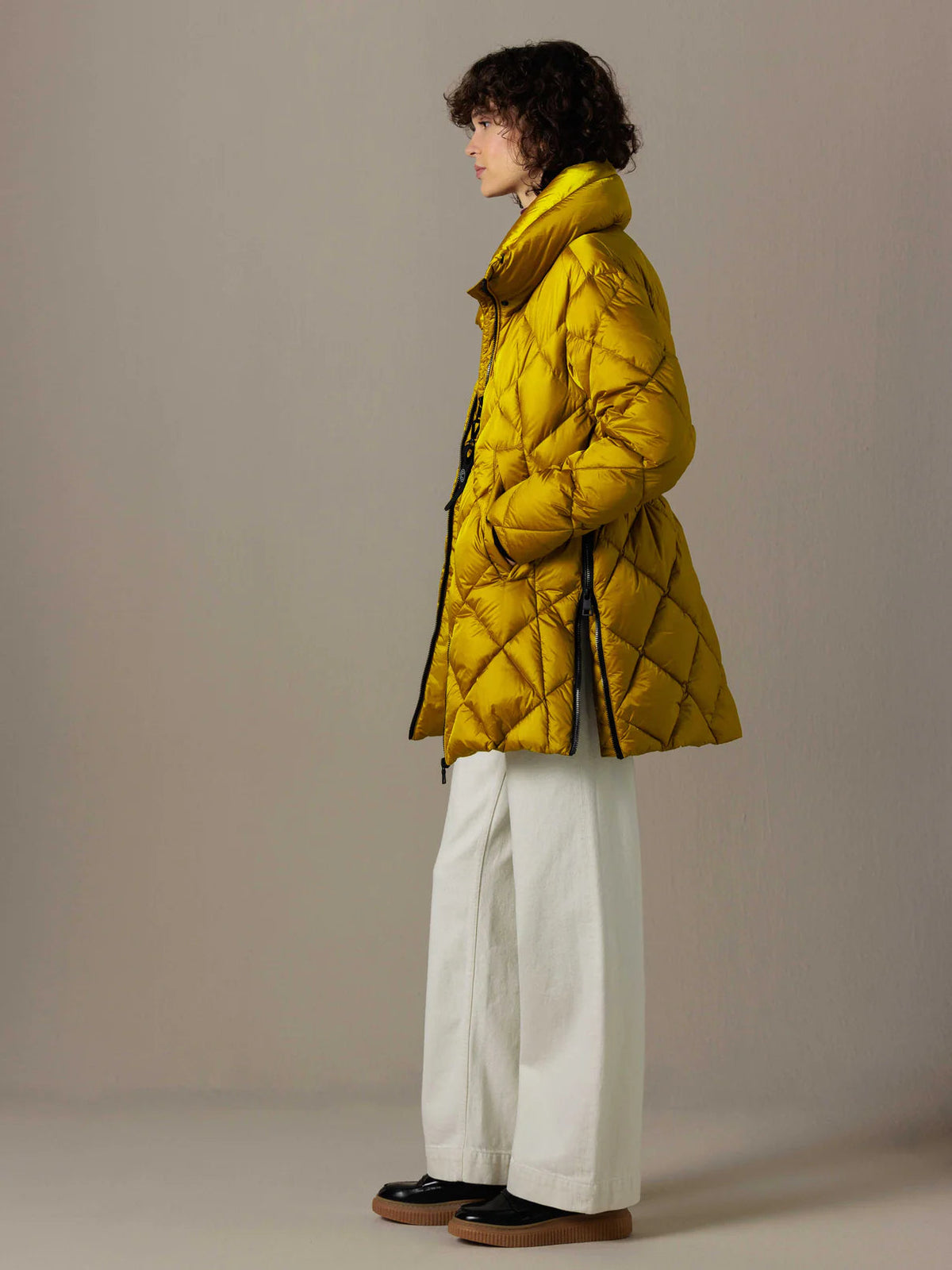 Down jacket yellow hotsell