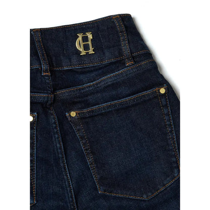 High Rise Flared Jean - Deep Indigo Denim HOLLAND COOPER