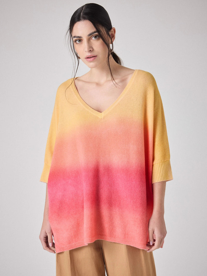 Johanna cashmere jumper - fade / spicy Cashmere Jumper