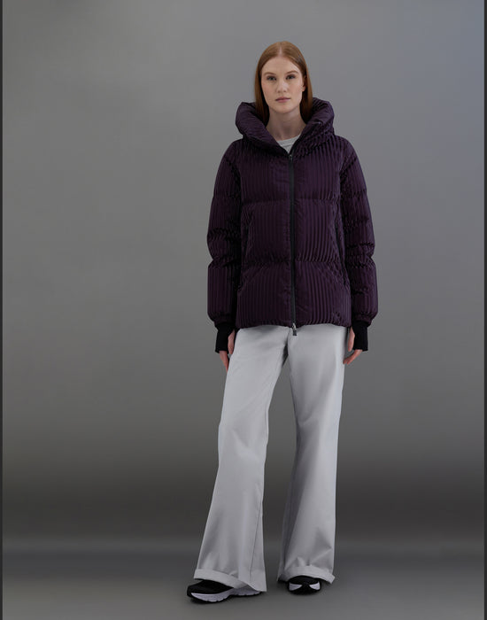 Laminar down jacket plum