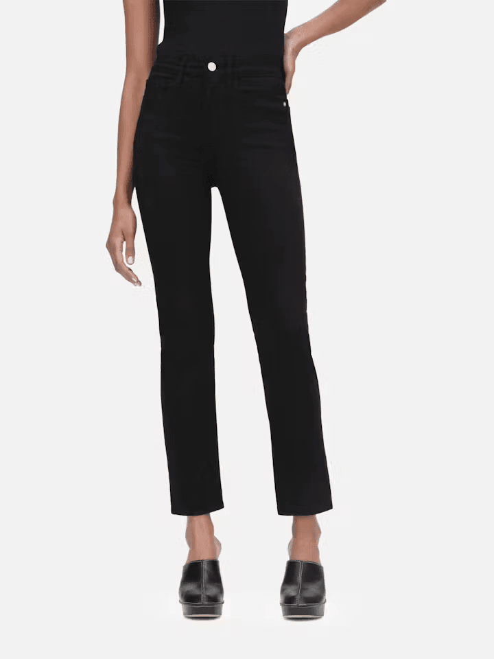 Le high straight - film noir Jeans Frame