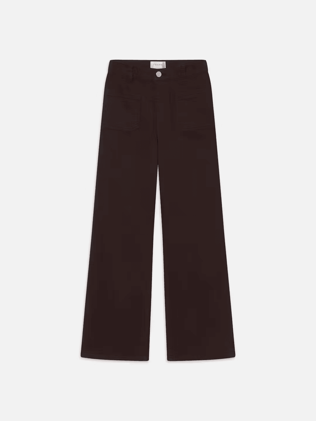 Le slim palazzo bardot pocket - espresso Trousers Frame