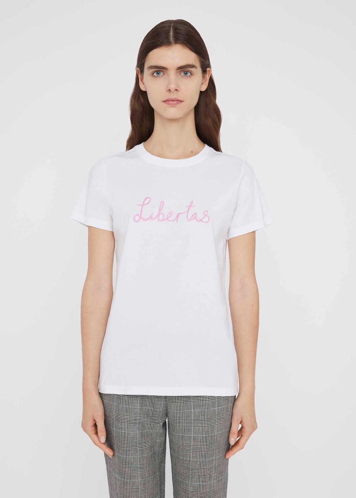 Libertas classic t-shirt - white T-shirts Bella Freud