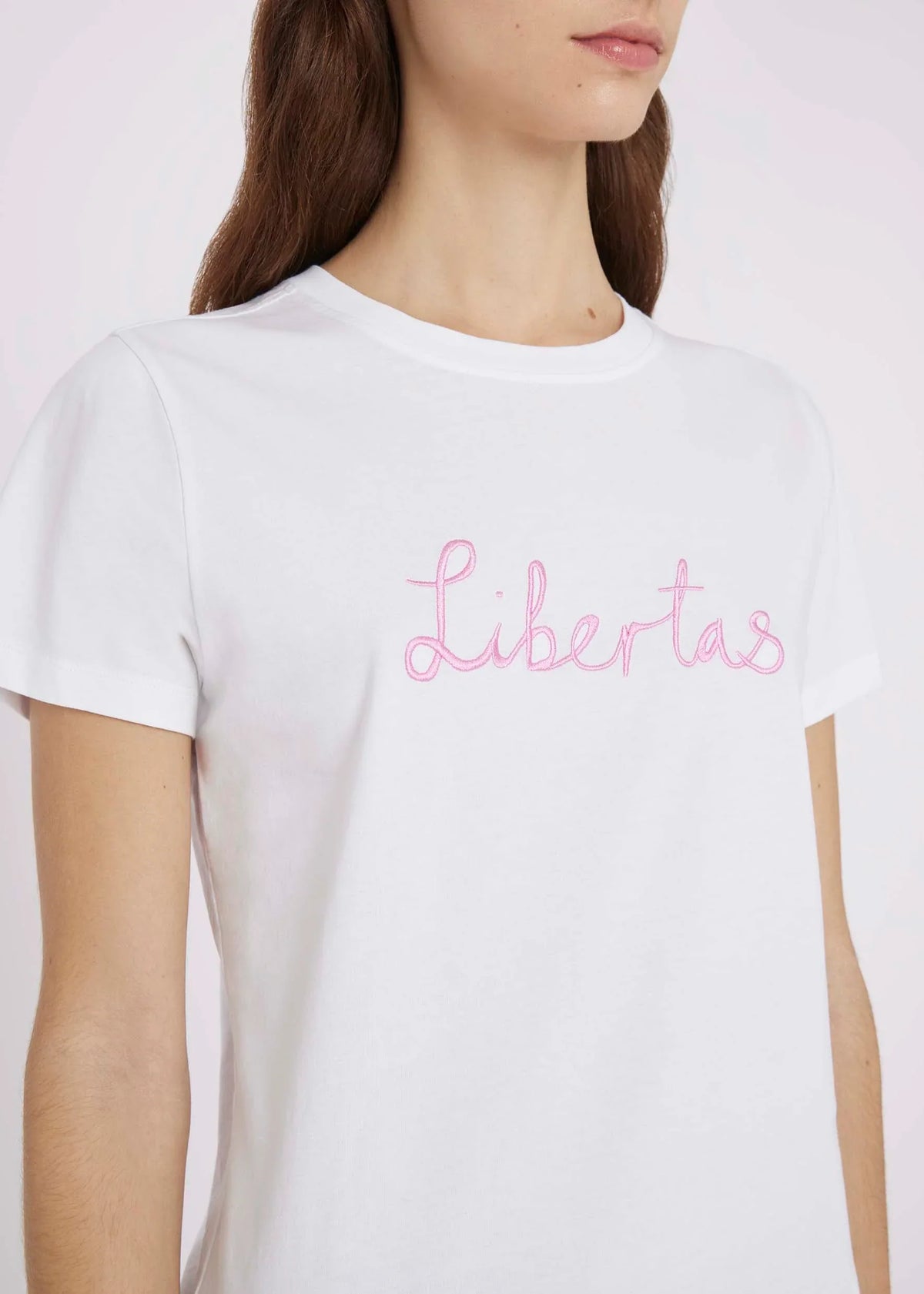 Libertas classic t-shirt - white T-shirts Bella Freud