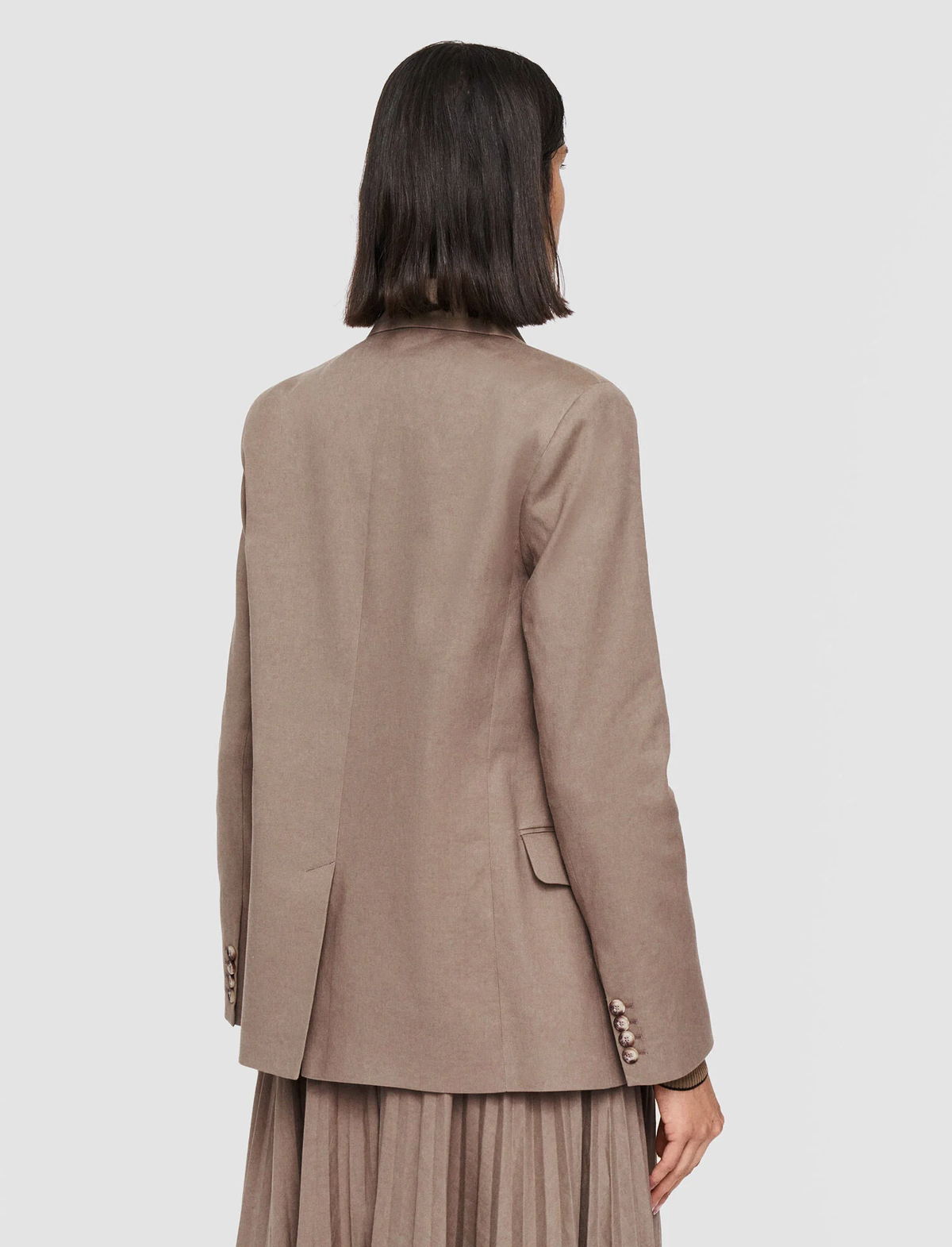 Linen cotton jaden jacket - frozen mocha Jacket JOSEPH