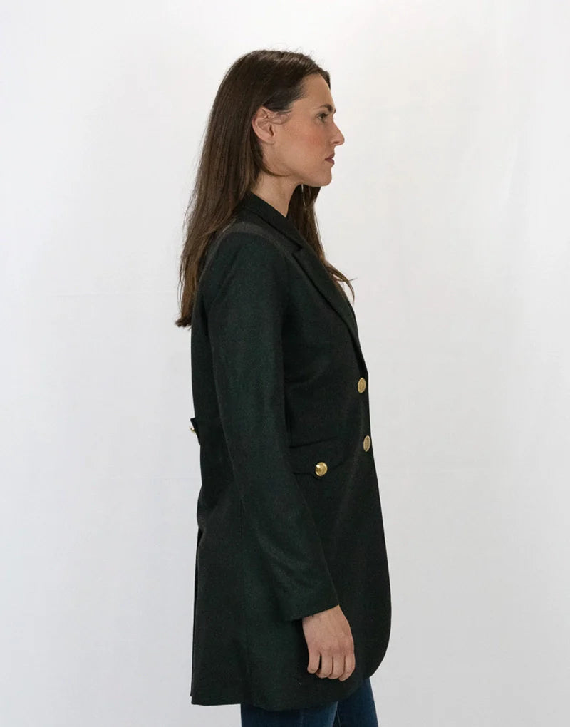 Longline blazer - forest green Blazers Bearco