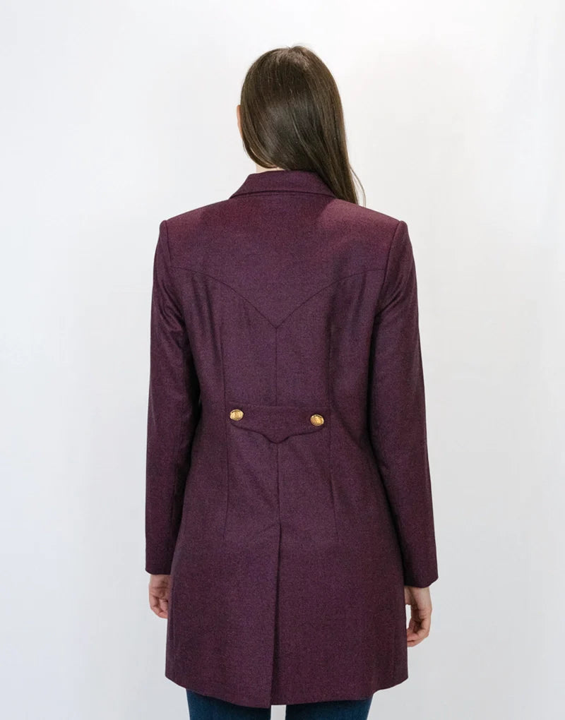 Longline blazer - mulberry Blazers Bearco