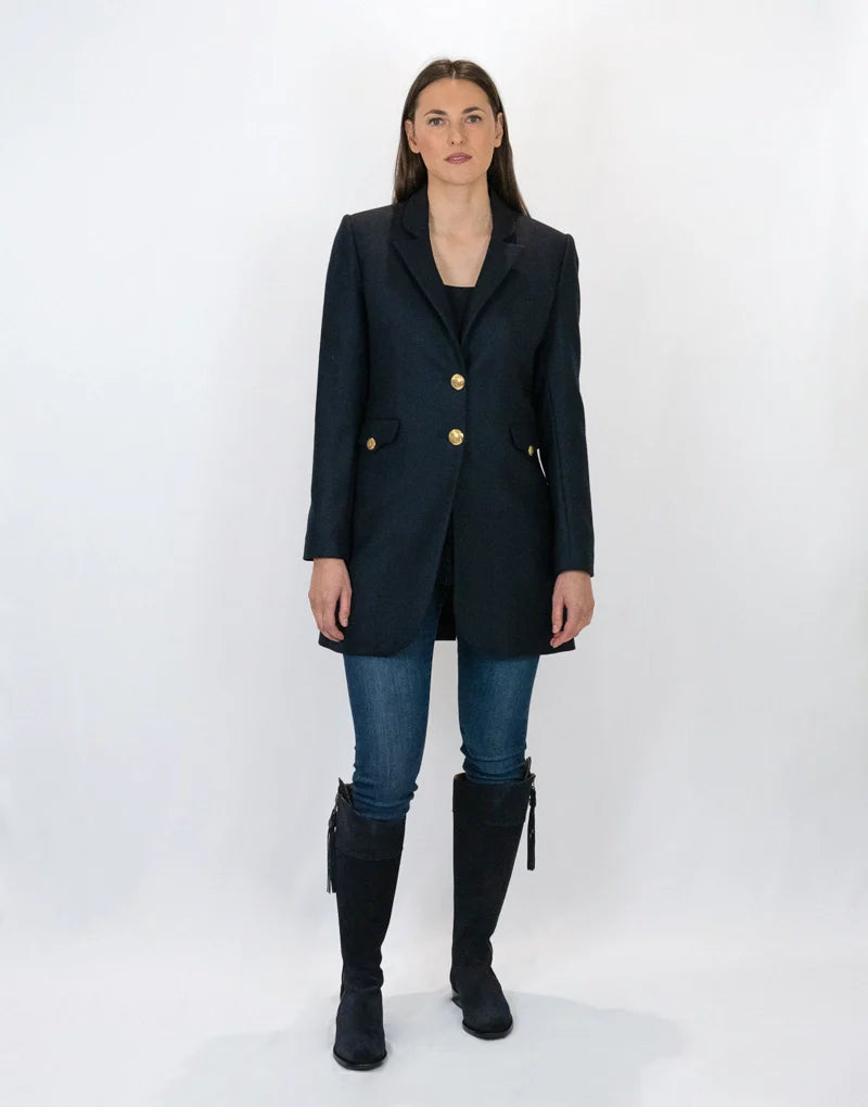 Longline blazer - navy loxley Blazers Bearco