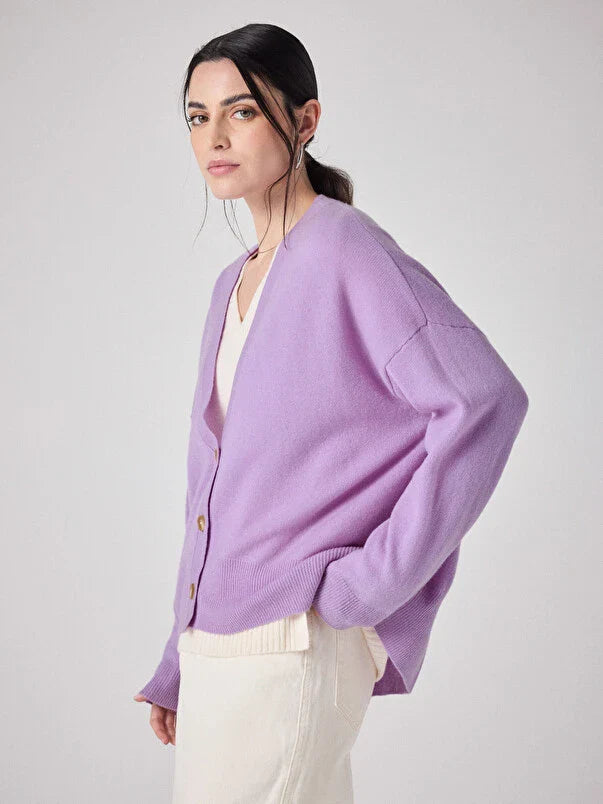 Manille v-neck cardigan - bloom Cardigans Not Shy