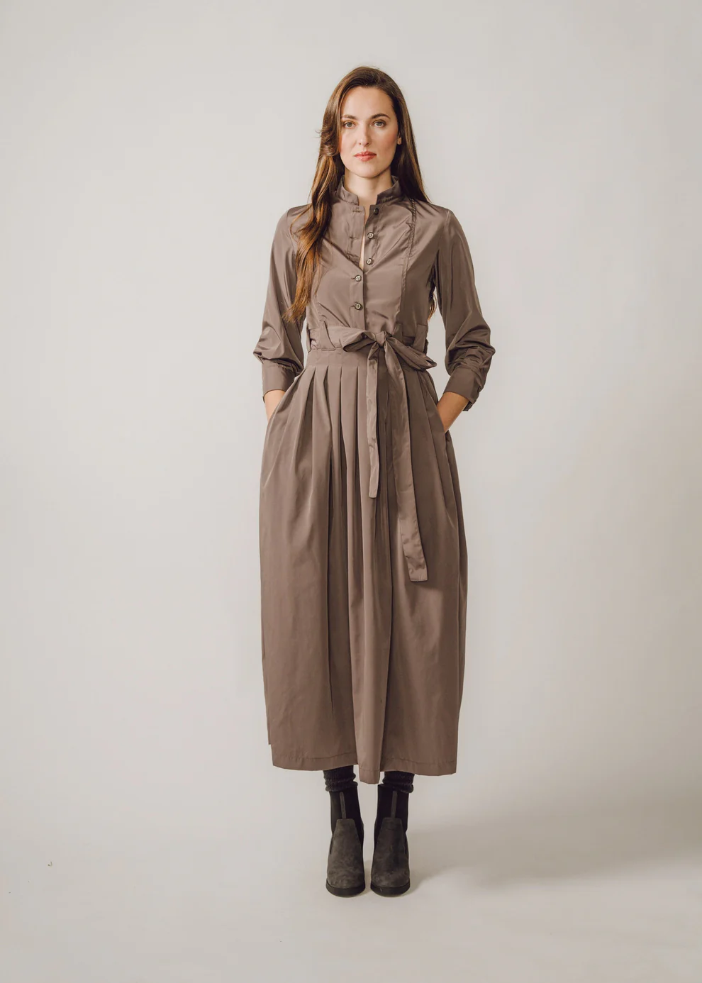 Marina dress - taupe Dresses BEIRA