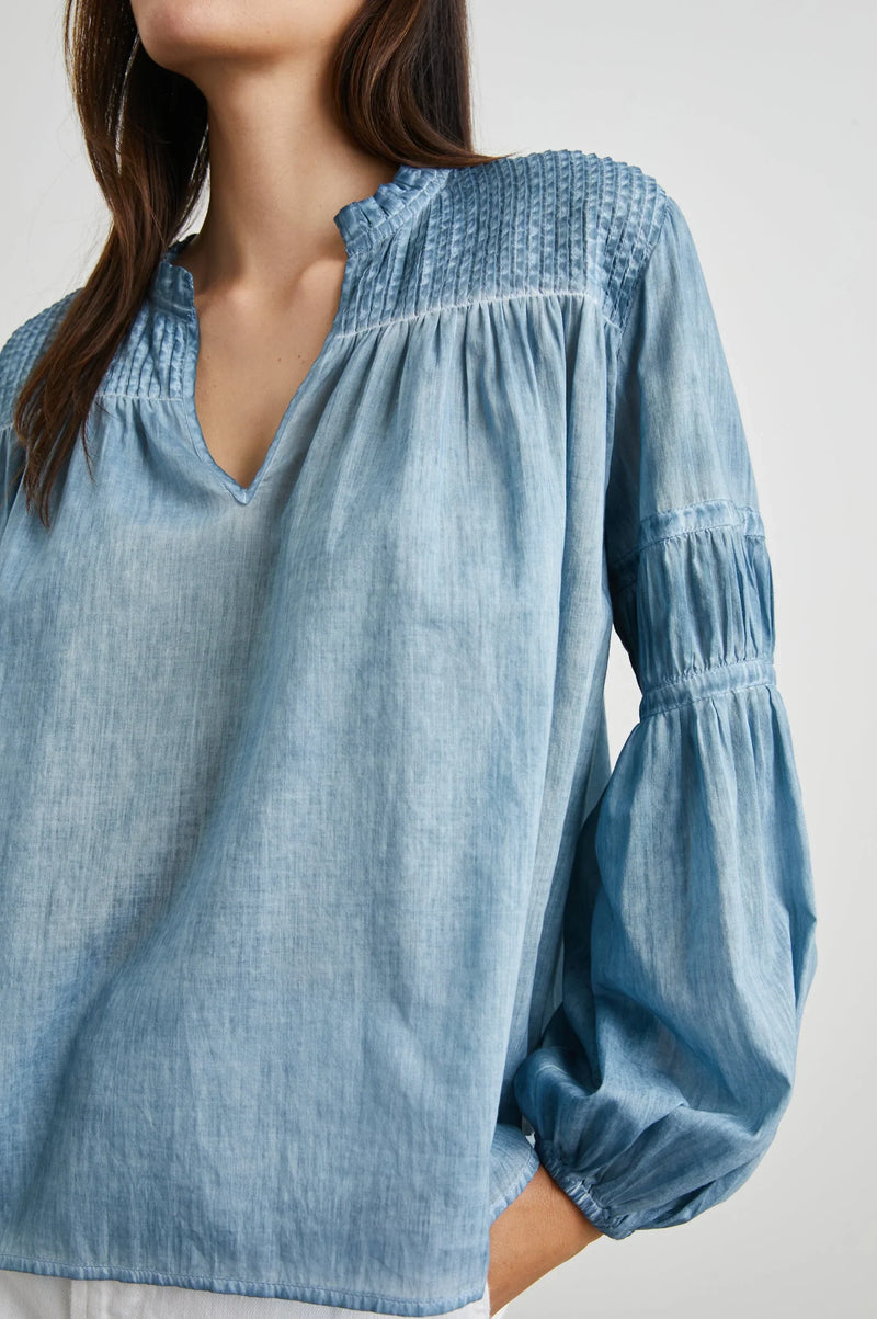 Marli top - faded blue Tops RAILS