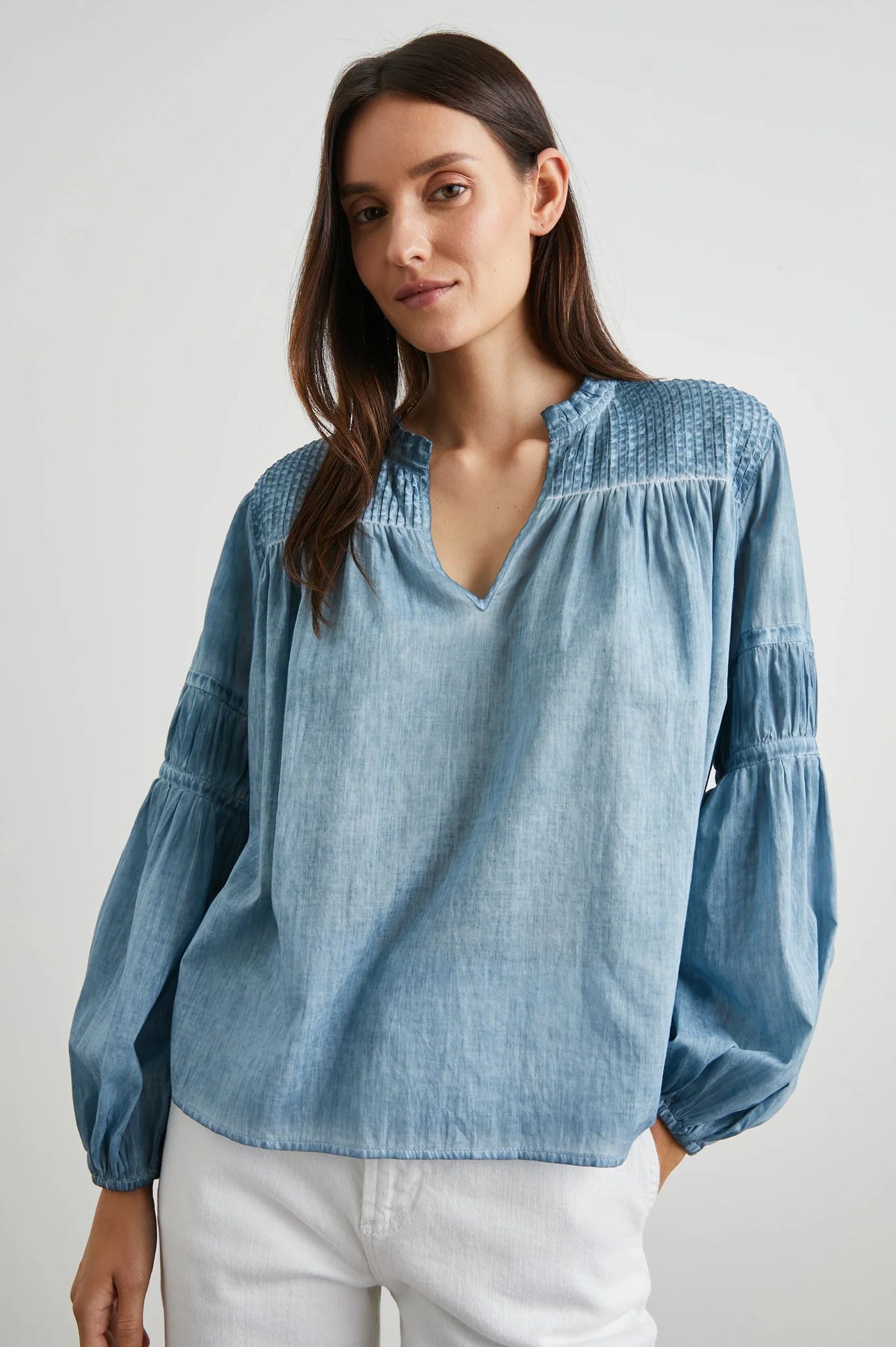 Marli top - faded blue Tops RAILS