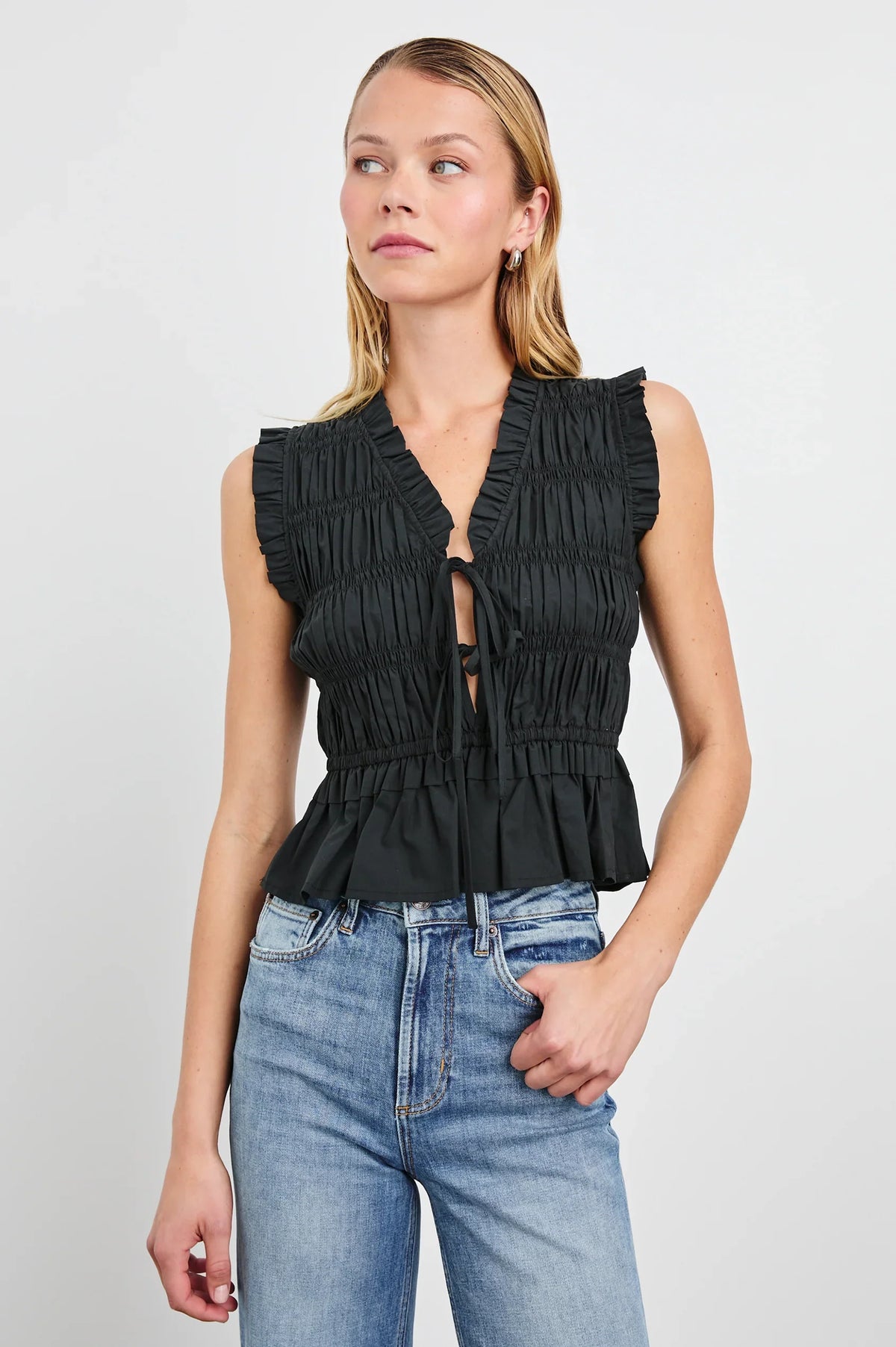 Martine top - black Shirts Rails