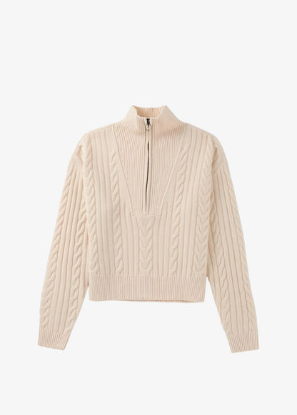 Maylene recycled cashmere sweater - ivory PAIGE