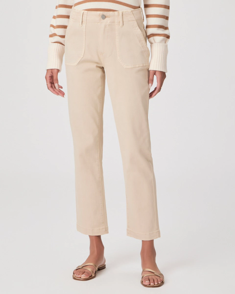 Mayslie straight ankle jean - vintage warm sand Trousers