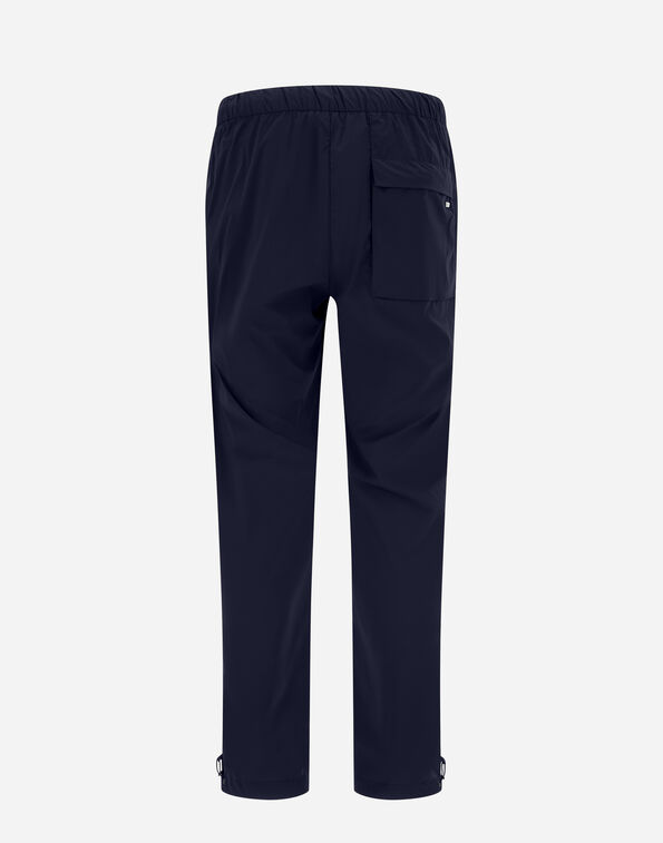 Relaxed technical pants - navy blue Trousers Herno