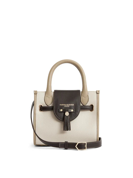 Mini windsor leather bag - neutral tri-colour Bags & Purses