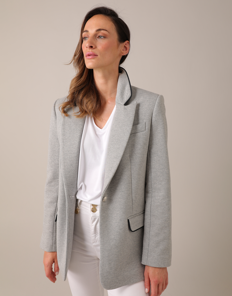 Murthly blazer - grey jersey Blazers Bearco