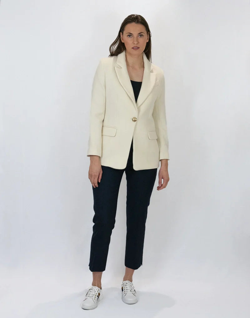 Murthly blazer - off white Blazers Bearco