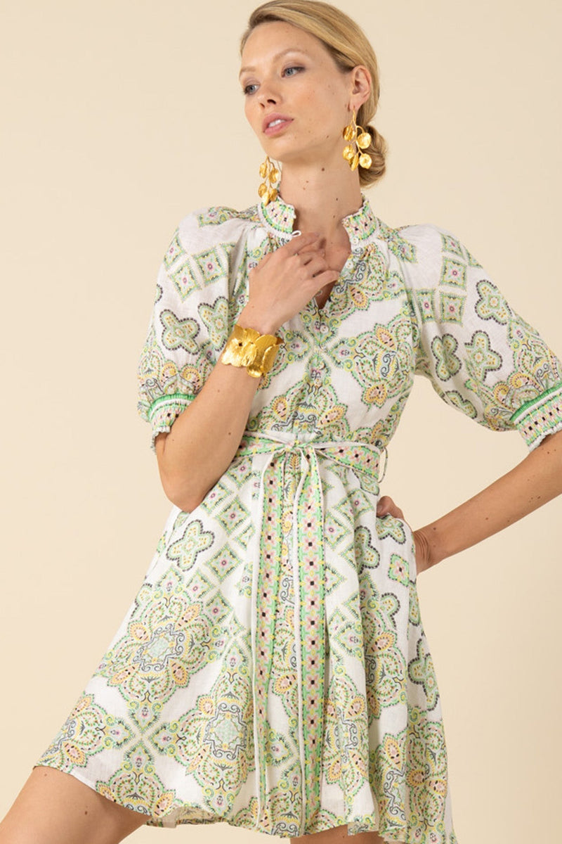 51ay616a dress - lime green Dresses Hale Bob