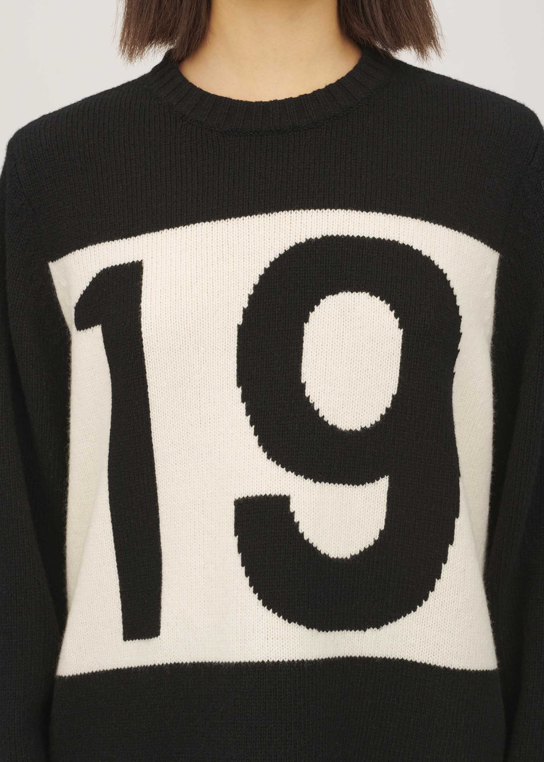 Bella Freud New era 1970 jumper Black Pampas