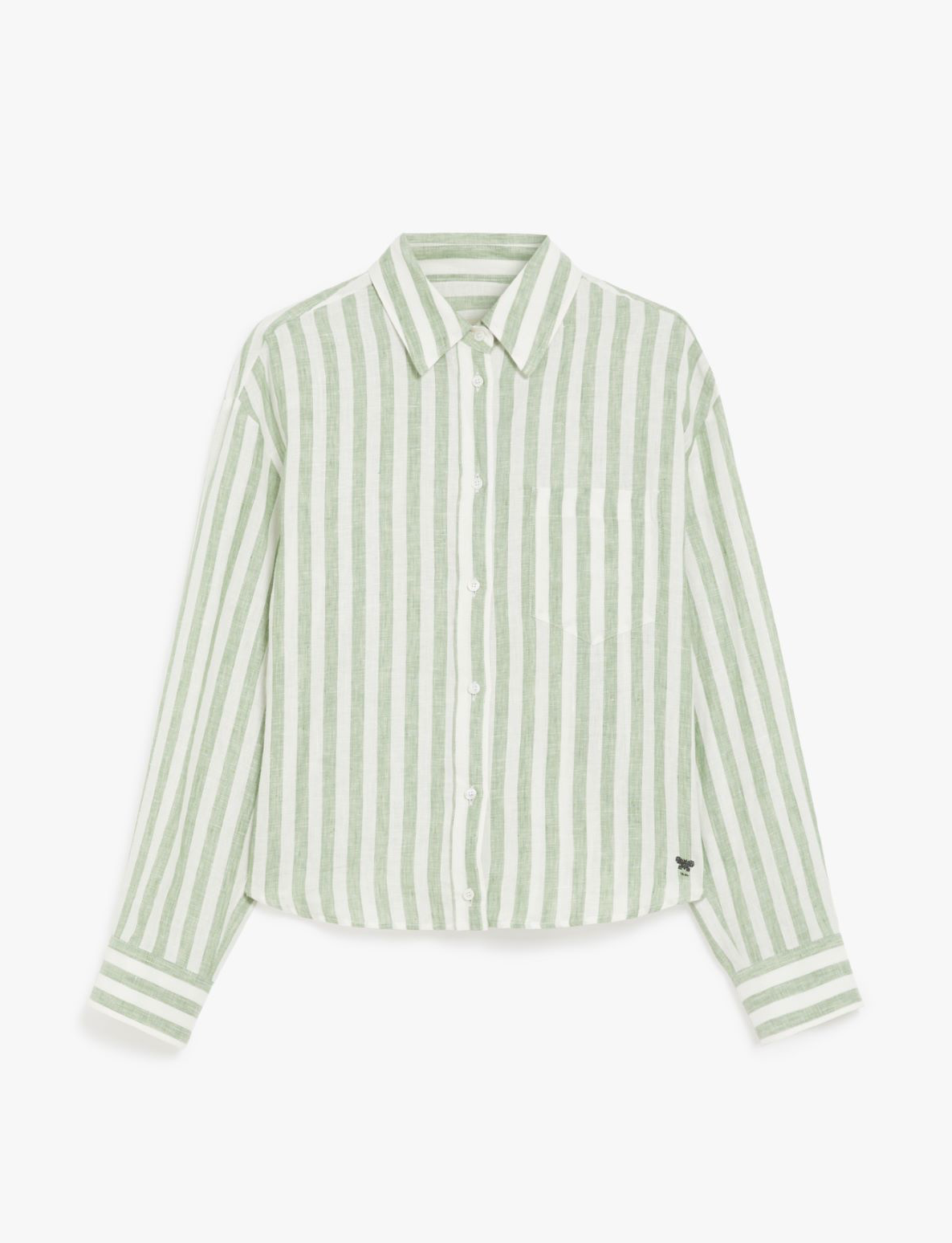 Nolana striped shirt - green Shirts MaxMara - Weekend