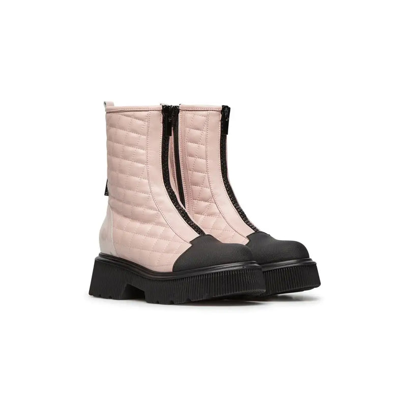 Olive - Pink/Black Short Boots MARCO MOREO