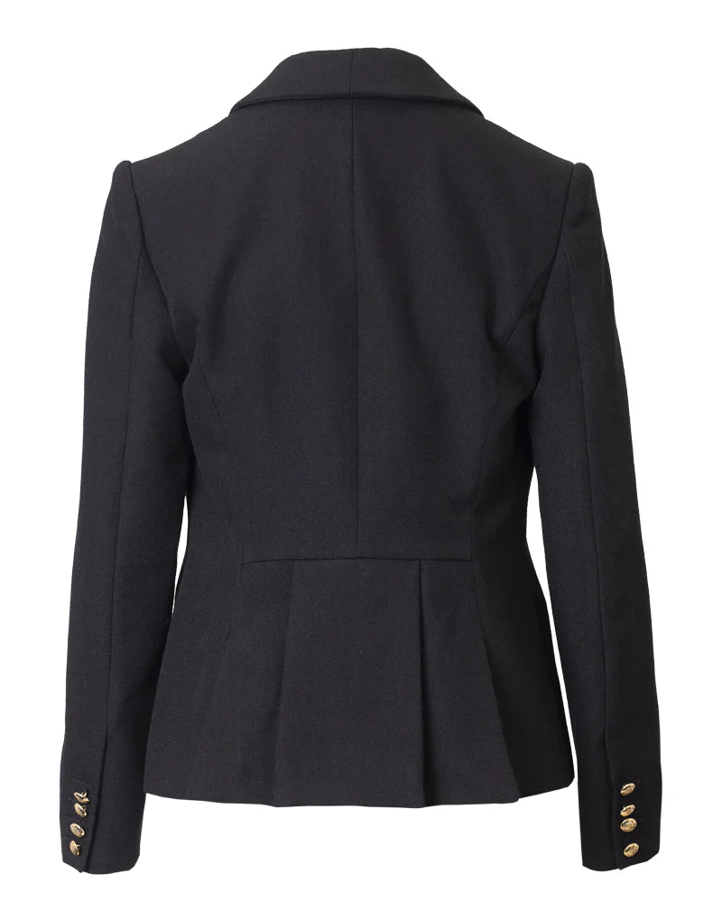 Olivia blazer - black barathea Blazers Bearco