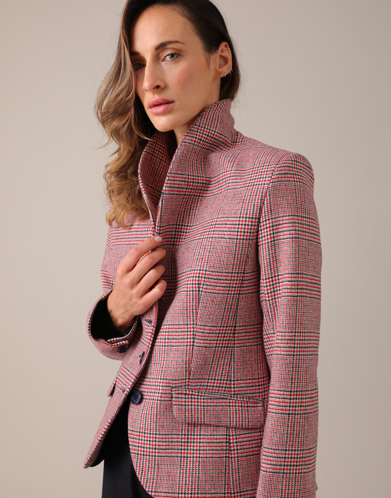 Olivia blazer - glen check Blazers Bearco