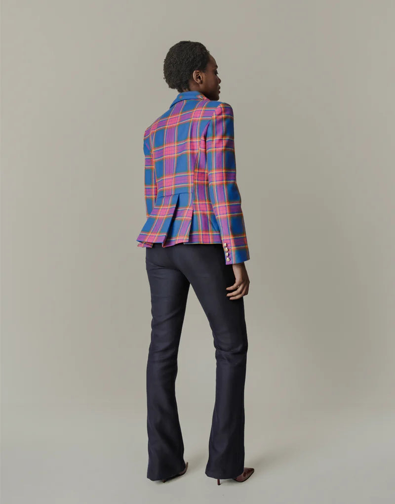 Olivia blazer - modern blair tartan Blazers Bearco