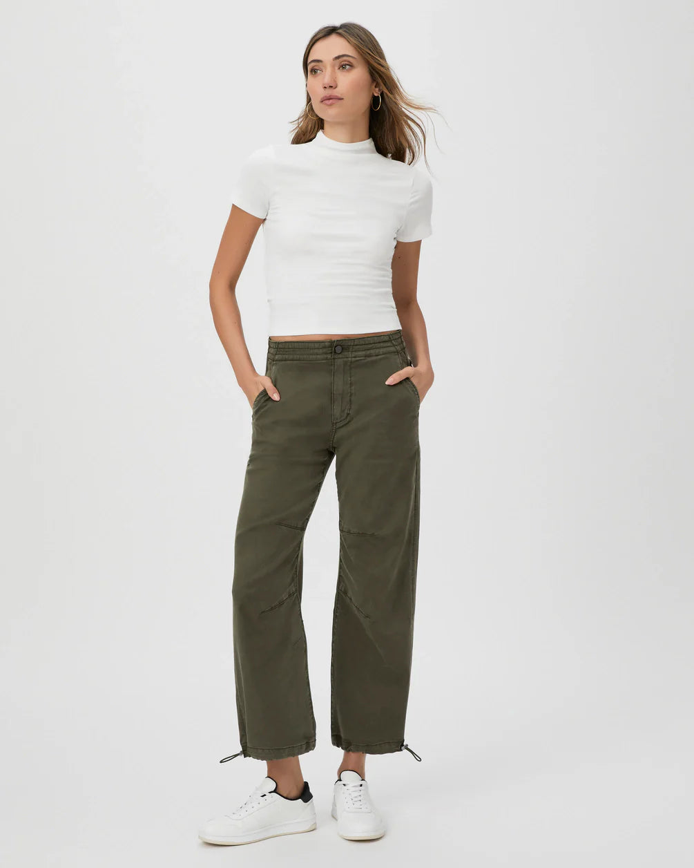 Reid jogger - vintage forester green Trousers PAIGE