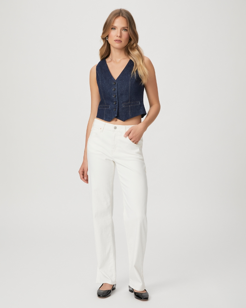 Rion carpenter pant - tonal ecru Trousers PAIGE