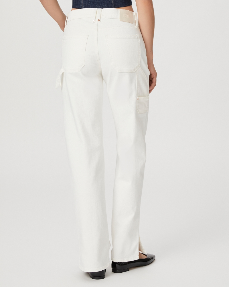 Rion carpenter pant - tonal ecru Trousers PAIGE