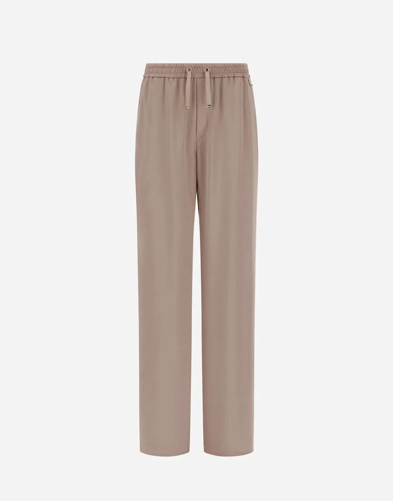 Satin trousers - taupe Trousers Herno