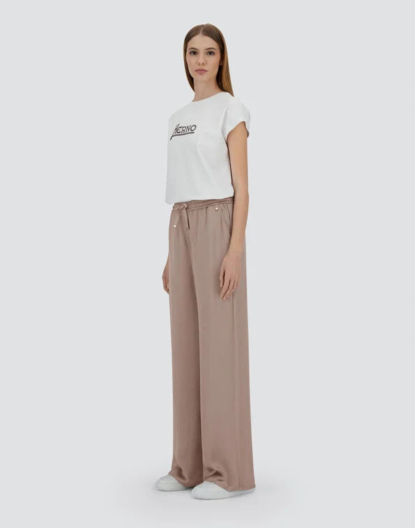 Satin trousers - taupe Trousers Herno