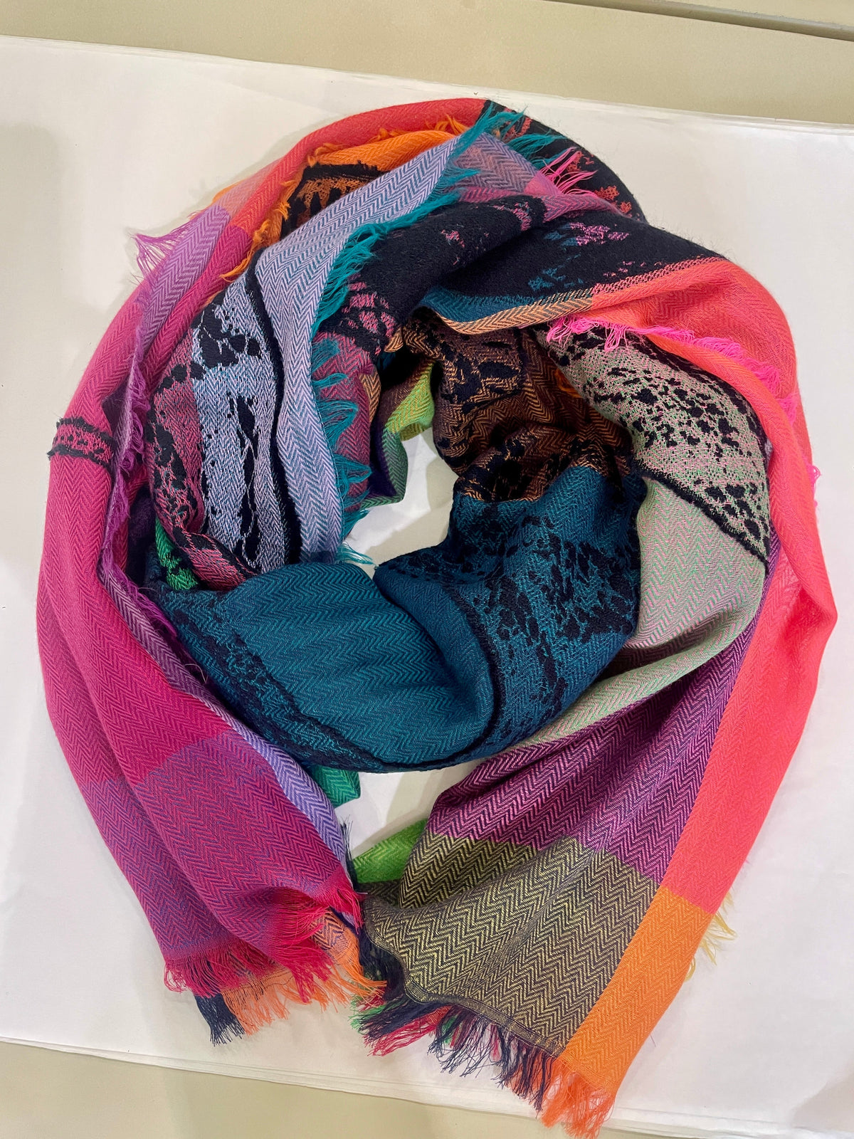 Scarf sp103- fuchsia Scarves Alexmax