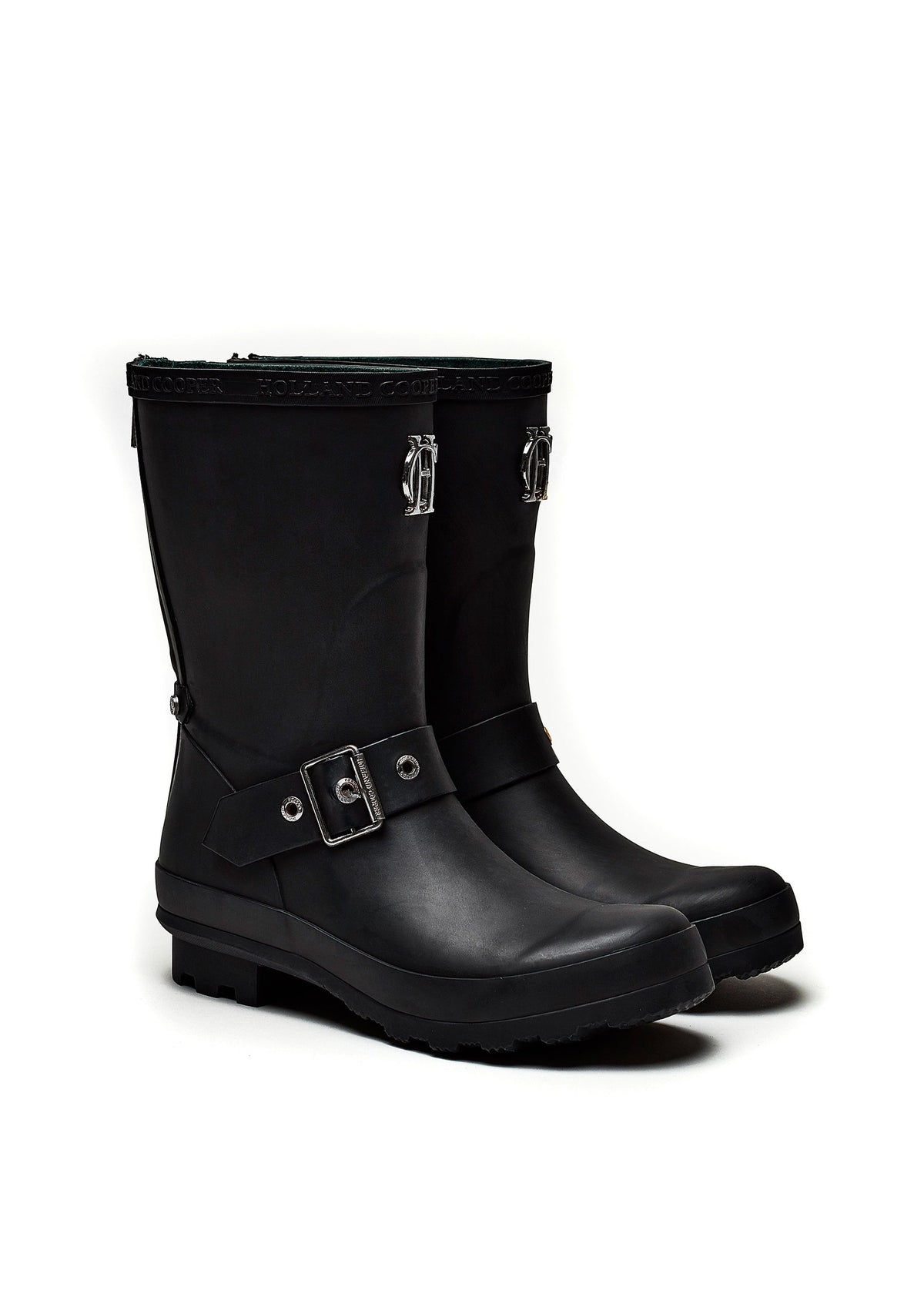 Short Zip Chelsea Wellington Boot - Matte Black Wellington