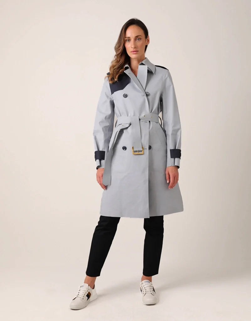 The blair trench - cornflower blue limited edition Trench