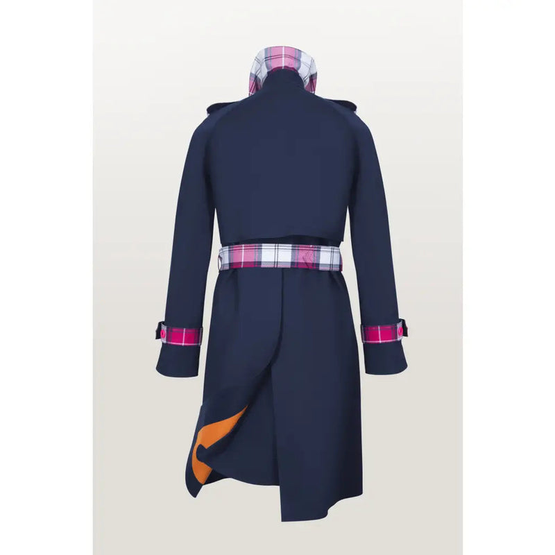 The Blair Trench - Navy / Merida Tartan Trench Coats HANCOCK