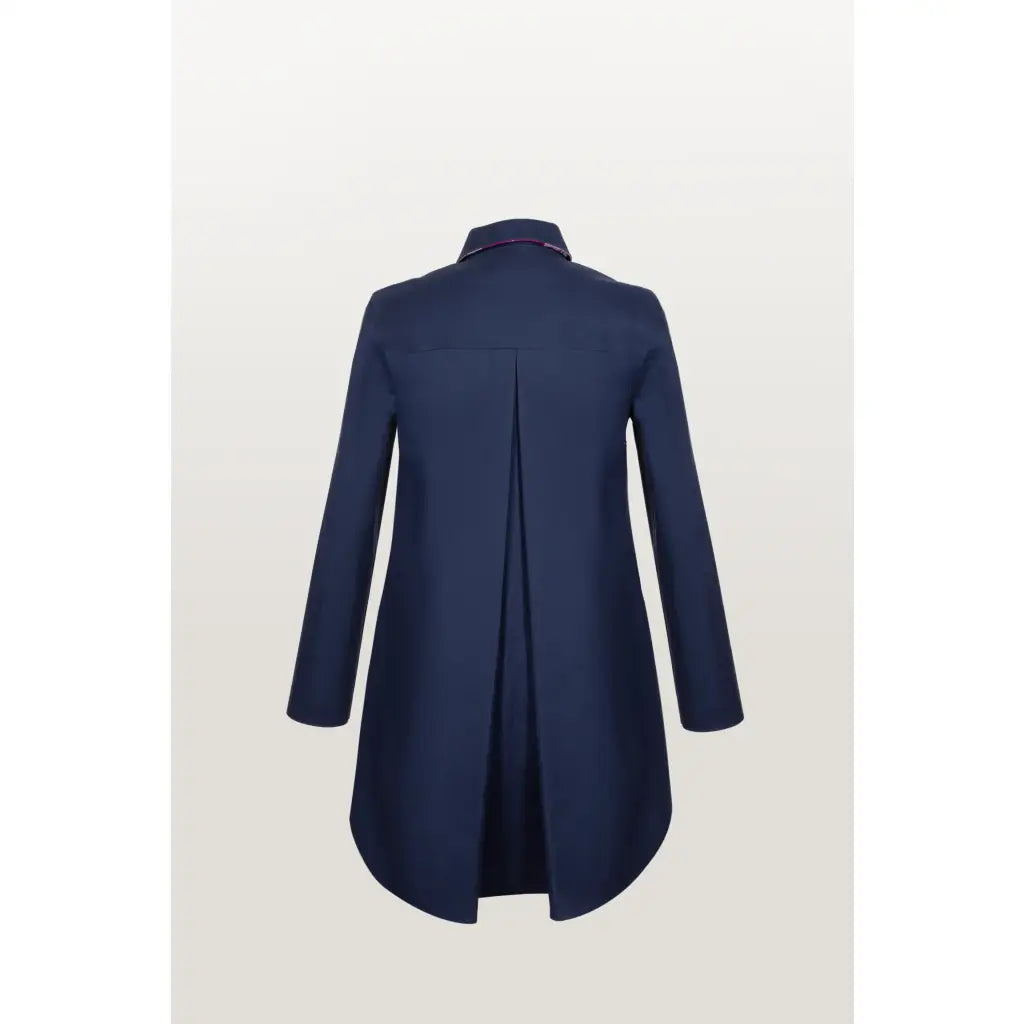 The Pea Coat - Navy / Merida Tartan Tailored Coats HANCOCK