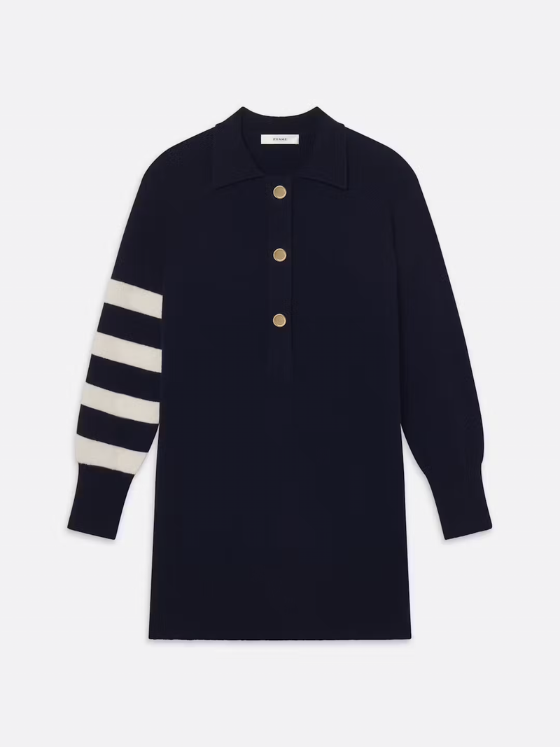 The rugby tunic - navy multi Jumper Dresses Frame