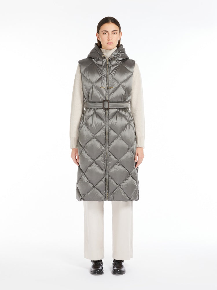 Tregil sleeveless puffer jacket - medium grey Padded