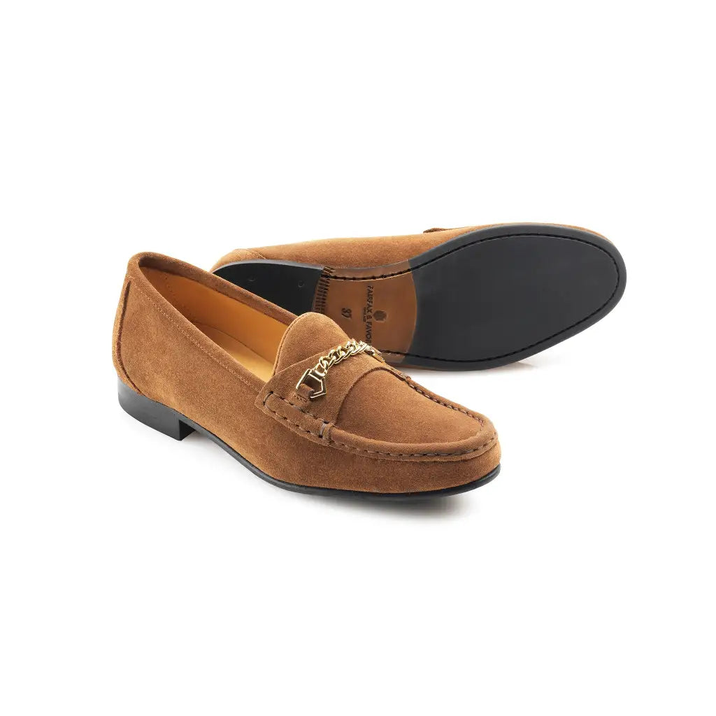 Apsley Shoe - Tan Suede Shoes & Heels FAIRFAX & FAVOR