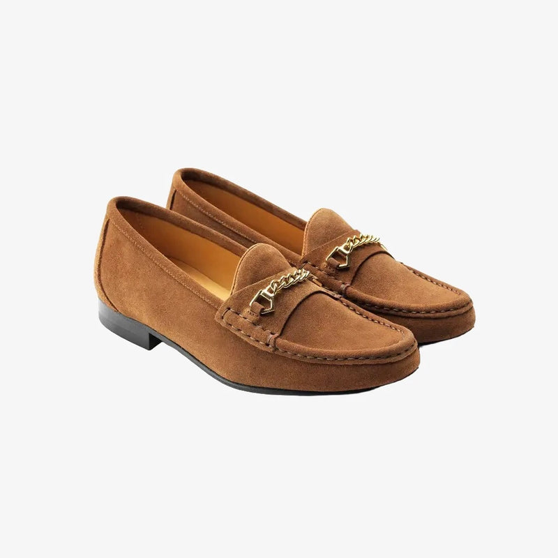 Apsley Shoe - Tan Suede Shoes & Heels FAIRFAX & FAVOR