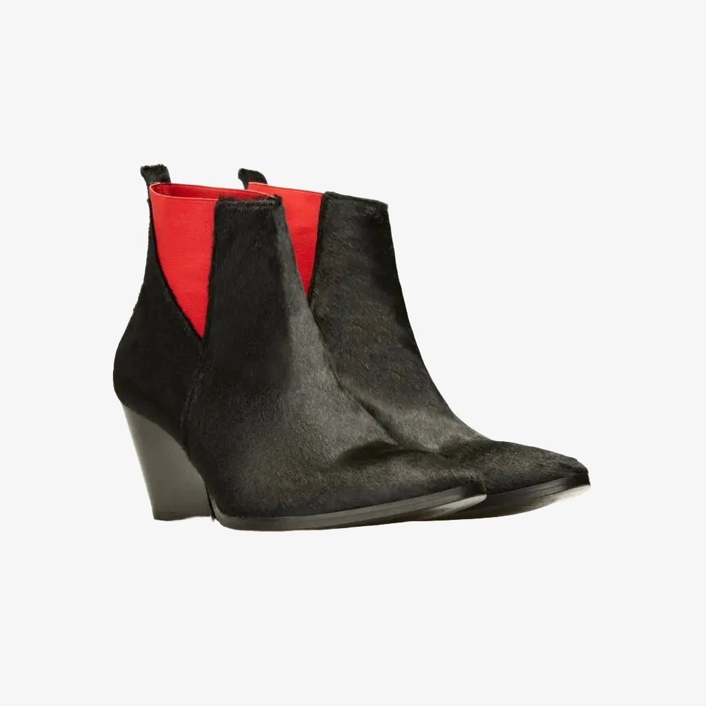 Fortuna - Black Short Boots ROSAMUND MUIR