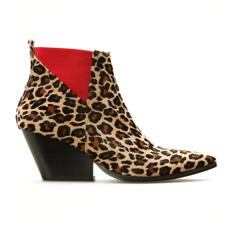 Fortuna - Leopard Short Boots ROSAMUND MUIR