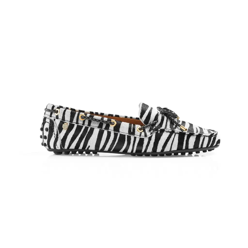 Henley Shoe - Zebra Haircalf - Shoes & Heels